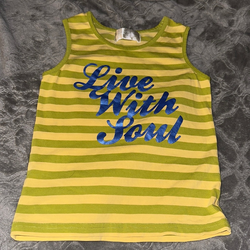 Matilda Jane Good Hart Live with Soul Striped Tank Size 6